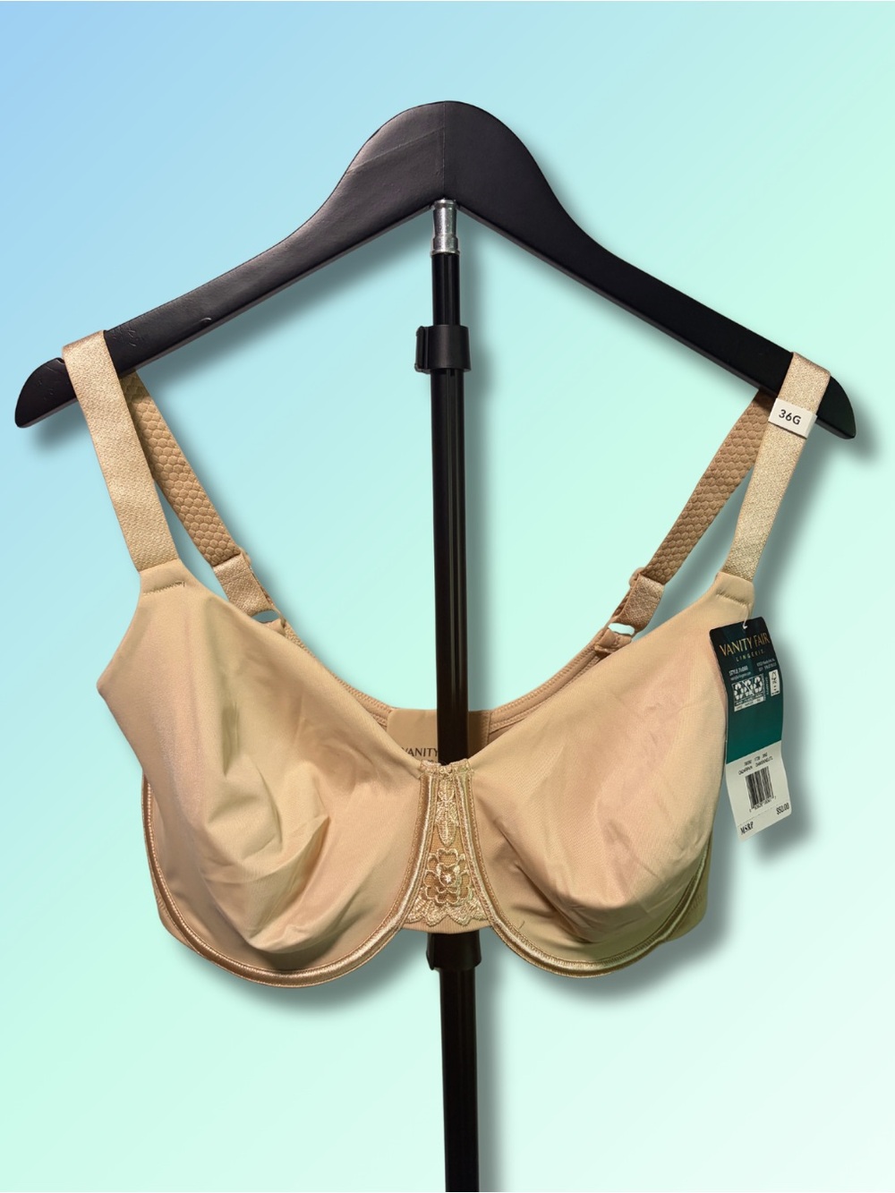 Vanity Fair Minimizer Bra, Size 36G, NWT